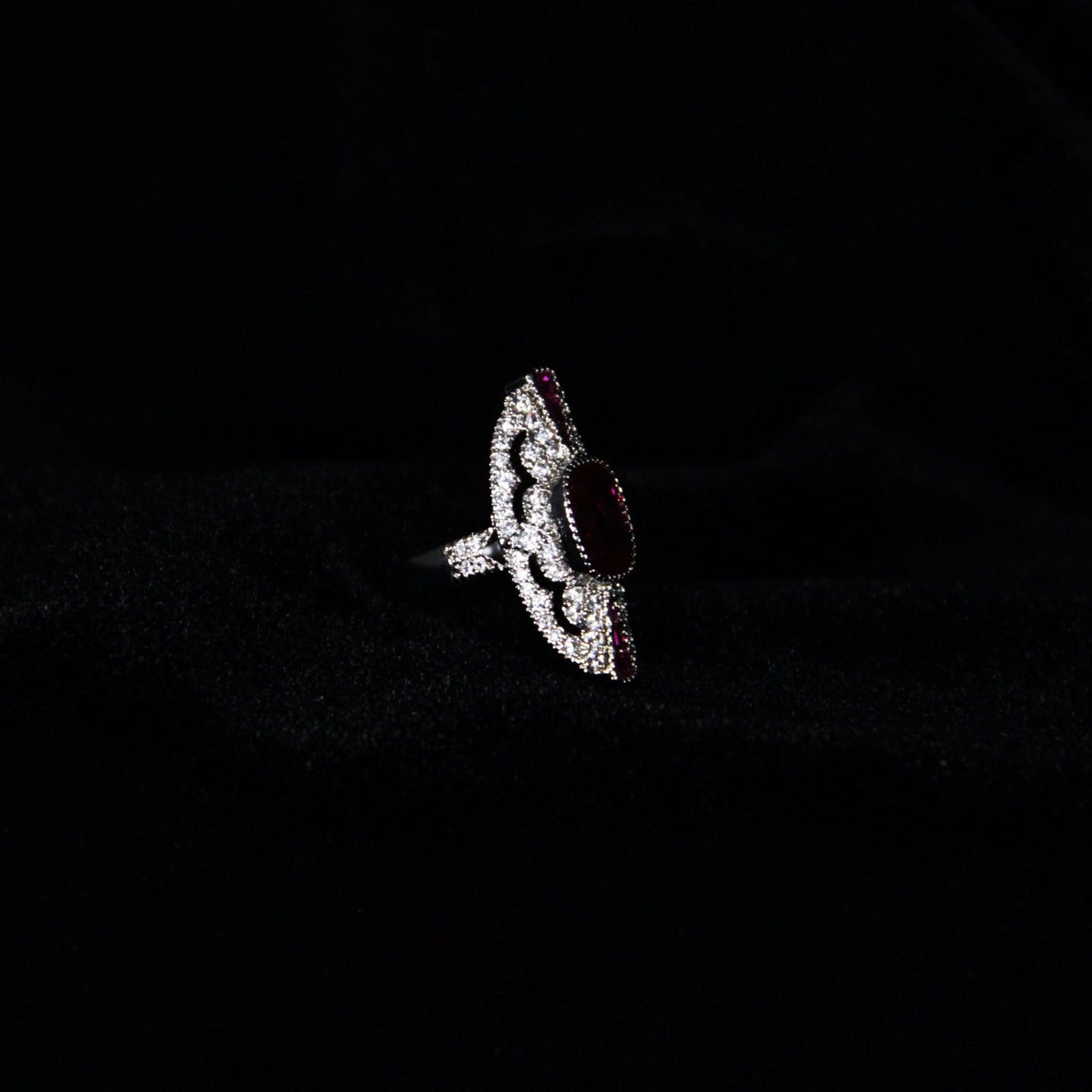 Butterfly Collection Rubellite Ring