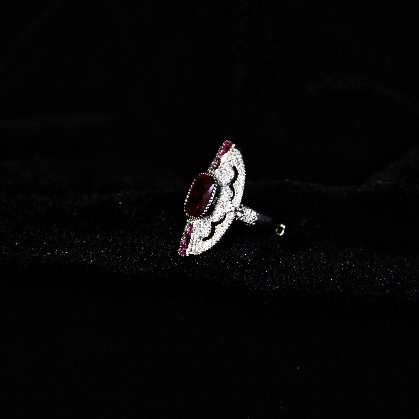 Butterfly Collection Rubellite Ring