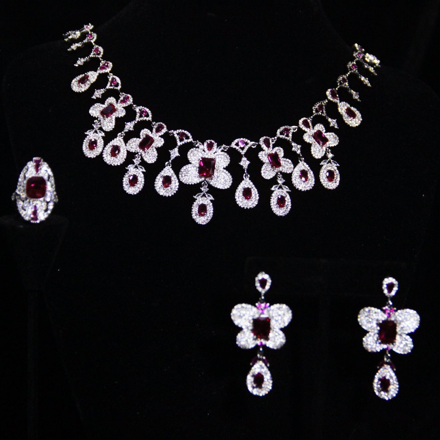 Butterfly Collection Rubellite Set