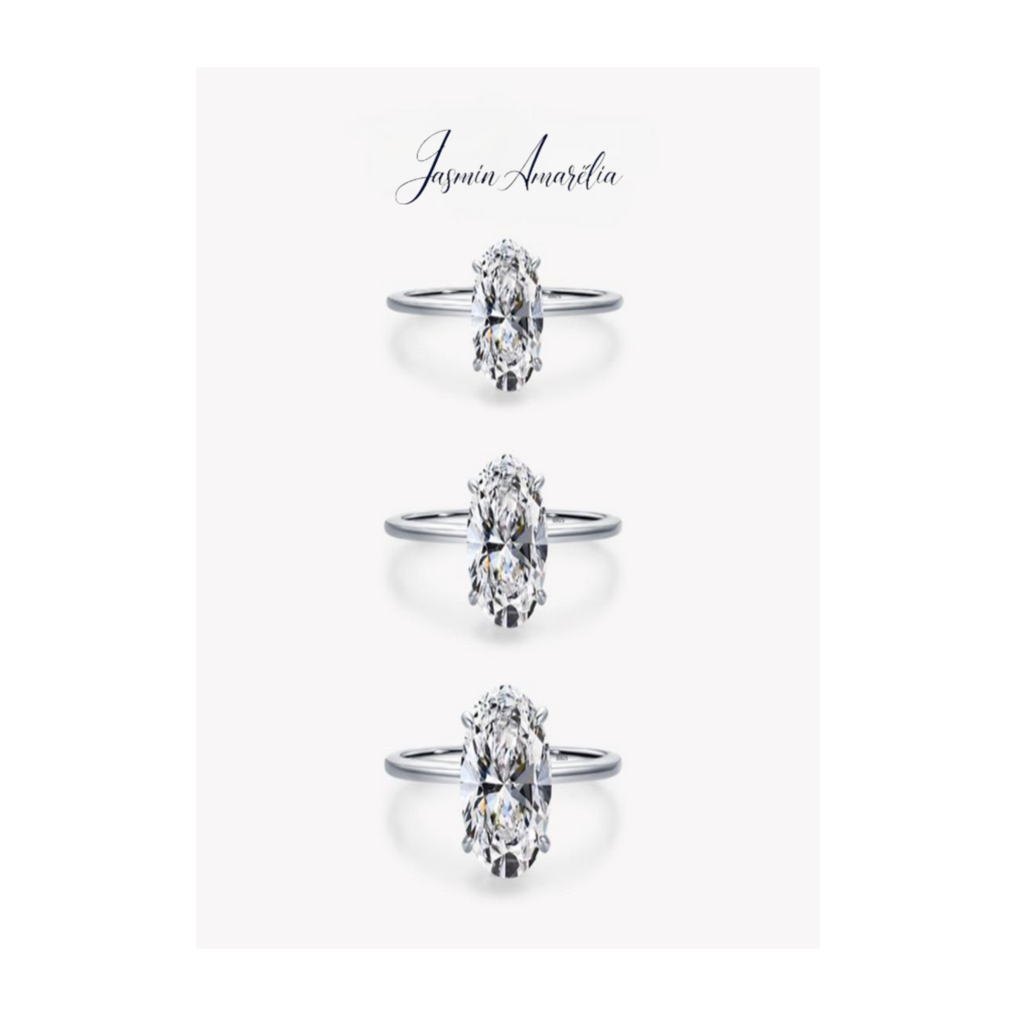 Jasmin Amarélia Solitaire Ring